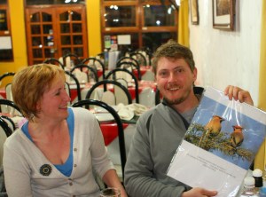 Paldies Hermanam! Uzdāvinājām Latvijas putnu un dzīvnieku fotokalendāru ar Daigas Možeikas bildēm.